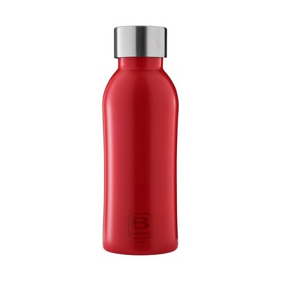 B Bottles Light - Rouge - 530 ml - Bouteille ultra légère et compacte en inox 18/10